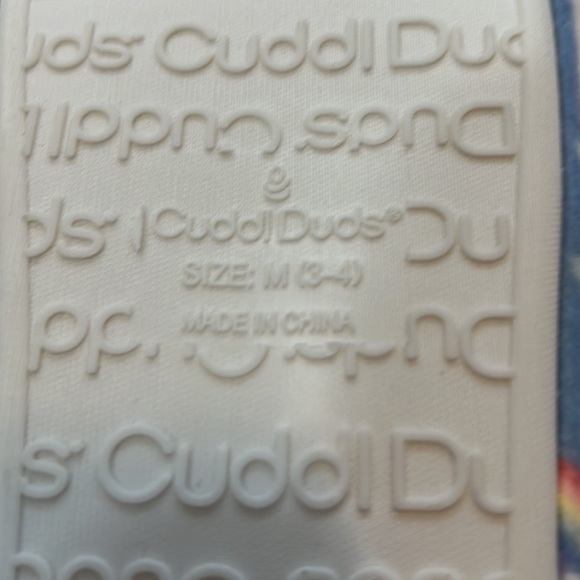 Youth Size M (3-4) Rainbow Cuddl Duds Slippers - Picture 4 of 4